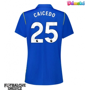 Chelsea Moises Caicedo #25 Dámské Domácí Dres 2026-27 Krátký Rukáv Chelsea Moises Caicedo #25 Dámské Domácí Dres 2026-27 Krátký Rukáv